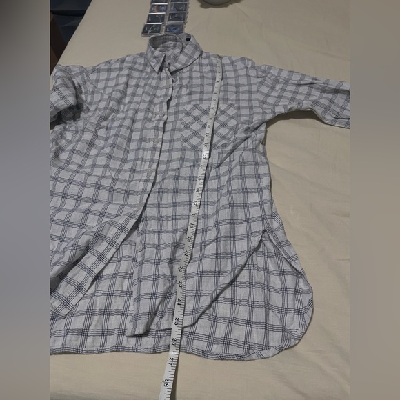 H:CONNECT Checked Button-Up Shirt | Soft Lightweight Fabric | Size XS - Picture 2 of 5